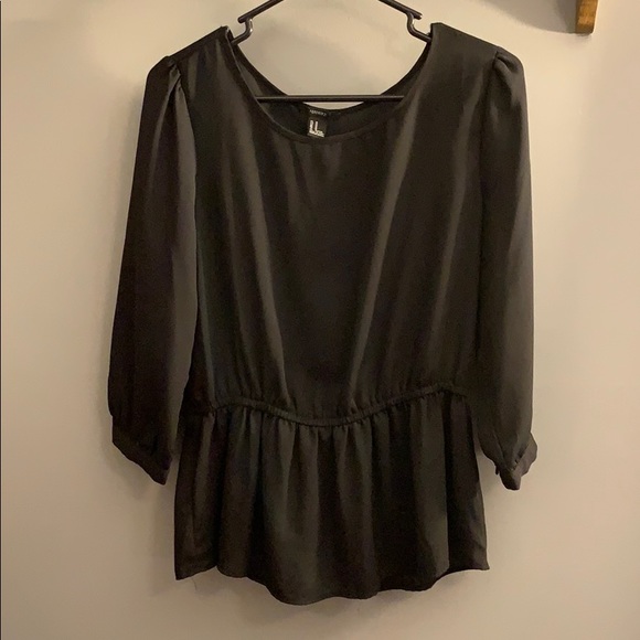 Forever 21 Tops - Black Peplum Top